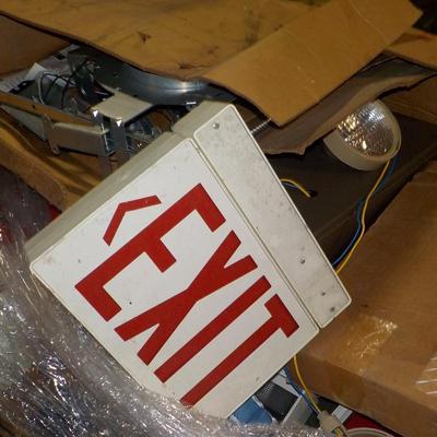 Exit signs and emergency lighting , count 250.