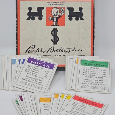 1935/36 Vintage Monopoly Set