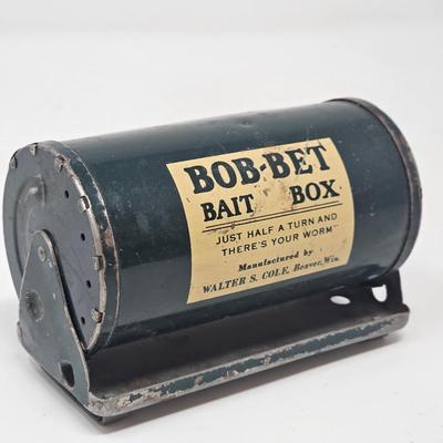Bob-Bet Bait Box - Vintage
