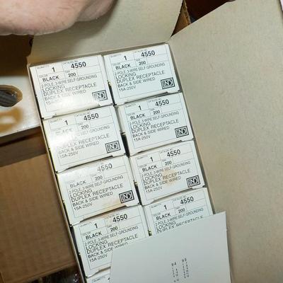 BRK, GE, Bryant single pole , double pole , dimmer switches, count 3500.