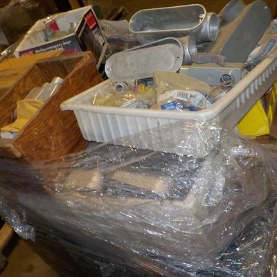 Conduit , ultra light, PVC, Junction boxes, brackets, covers, non metal count 2300.