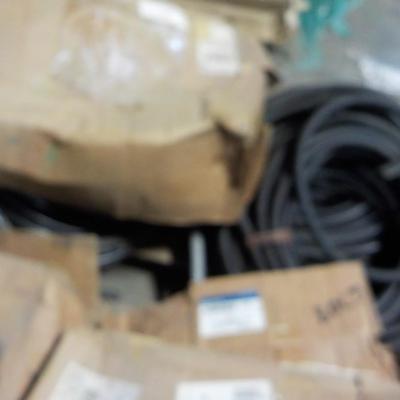 Flexi, PVC, Rolls different sizes full boxes electrical hose. 10 full boxes.