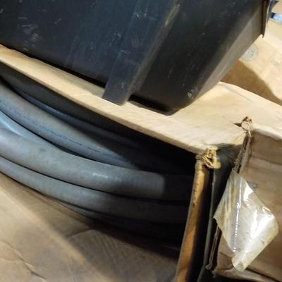 Flexi, PVC, Rolls different sizes full boxes electrical hose. 10 full boxes.