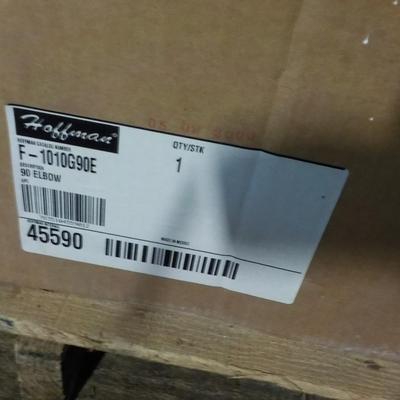 Hoffman Enclosures 90 degree and straight runs type 1, paint. count 150 different.