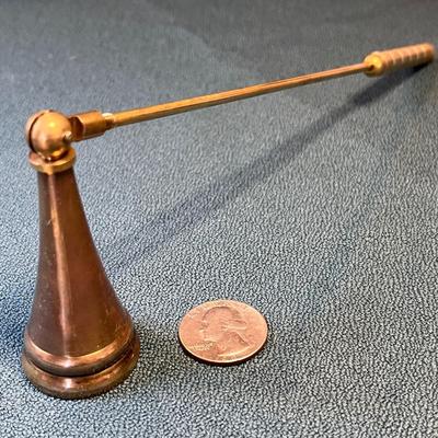 BRASS CANDLE SNUFFER