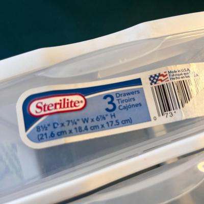 STERILITE 3 DRAWER ORGANIZER