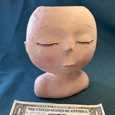 HEAD FACE VASE NEW FROM BOX!