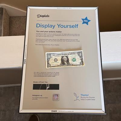 METAL NEGRONI DRINK RECIPE SIGN CHALKBOARD LOOK