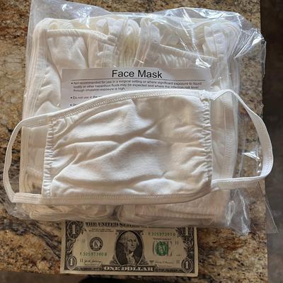 FACE MASKS NEW IN PACKAGE 50 COUNT