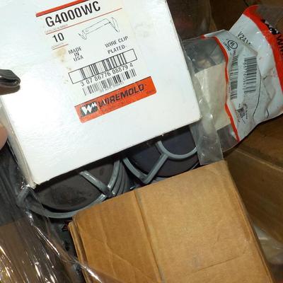 Led, Bulbs, flood lights, recessed fire rated canned NEW with hardware. count 400.