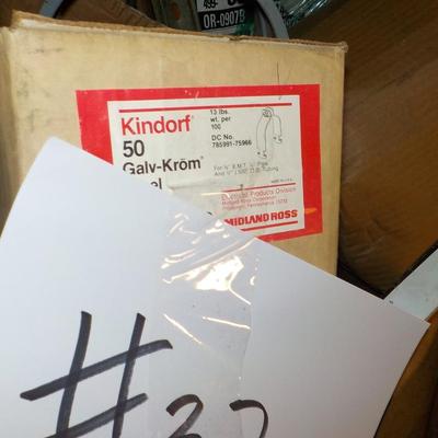 Metal 4x4 boxes, conduit couplings, hangers junction boxes. count 1500.