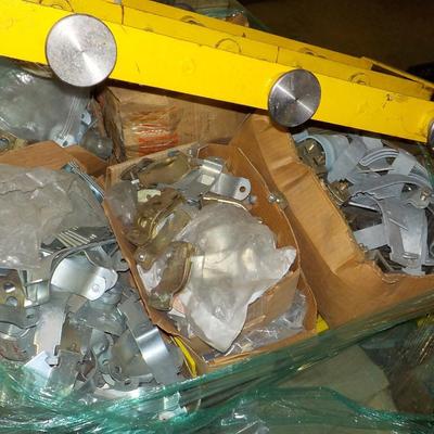Electrical hanging brackets for every situation for electrical pipe all sizes.