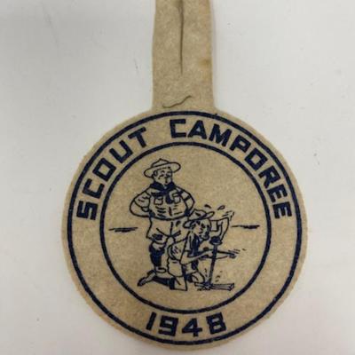 1948 BSA Camporal Yosemite and Scount Camporee Badges