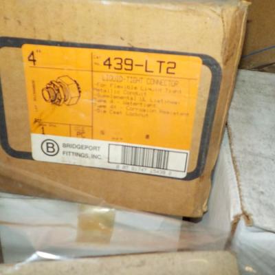 Pallet of liquid tite conduit fittings all size. count 3200.