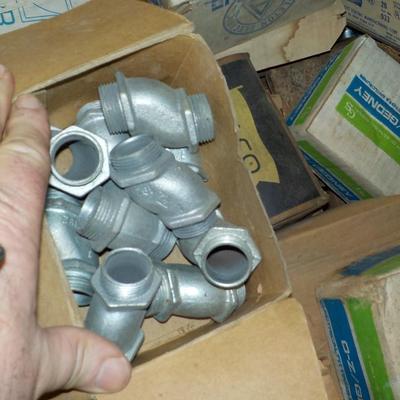 Non metallic, ultra light , flexi, residential conduit fittings, count 3000.