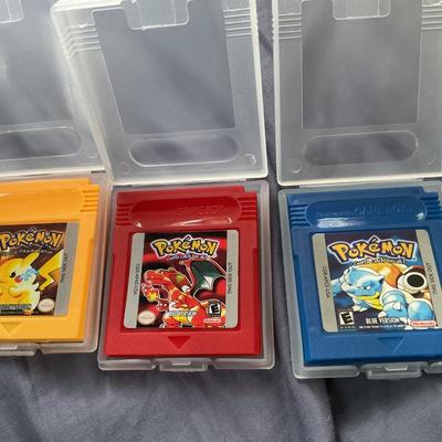 Lot of 3 Pokemon Gameboy Color Games