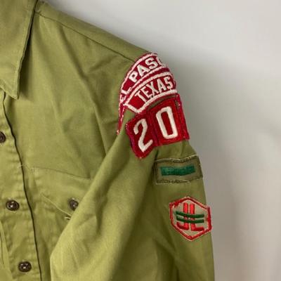 Vintage Boy Scout Uniform and Sash w/Badges