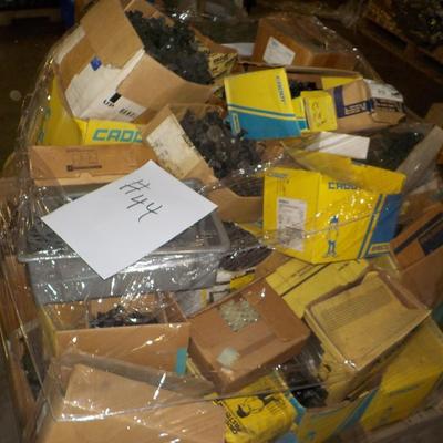 Pallet of conduit hangers, count of 4000.