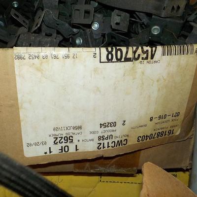 Pallet of conduit hangers, count of 4000.