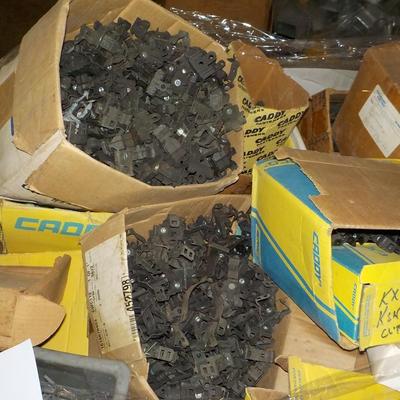 Pallet of conduit hangers, count of 4000.
