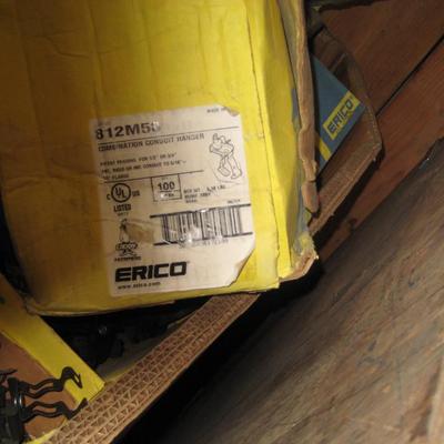 Hangers for large and small conduit runs. count 500.