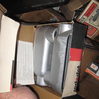 Wire mold , commercial lights, metal corners. count 250 items.