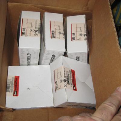 Hangers and metal tie downs for all sizes of conduit.