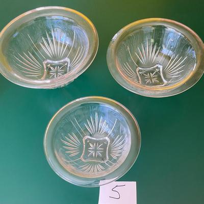 Vintage Federal Glass Mixing Bowls