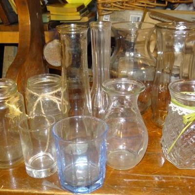 Variety Glass Vases