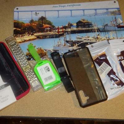 Variety including Tablet Cover, Pic, Watch Bands