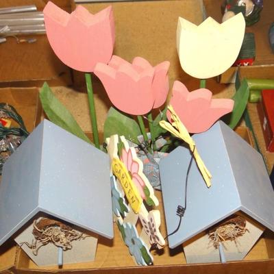 WOODEN YARD DECOR