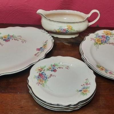 Homer Laughlin Virginia Rose Set of China