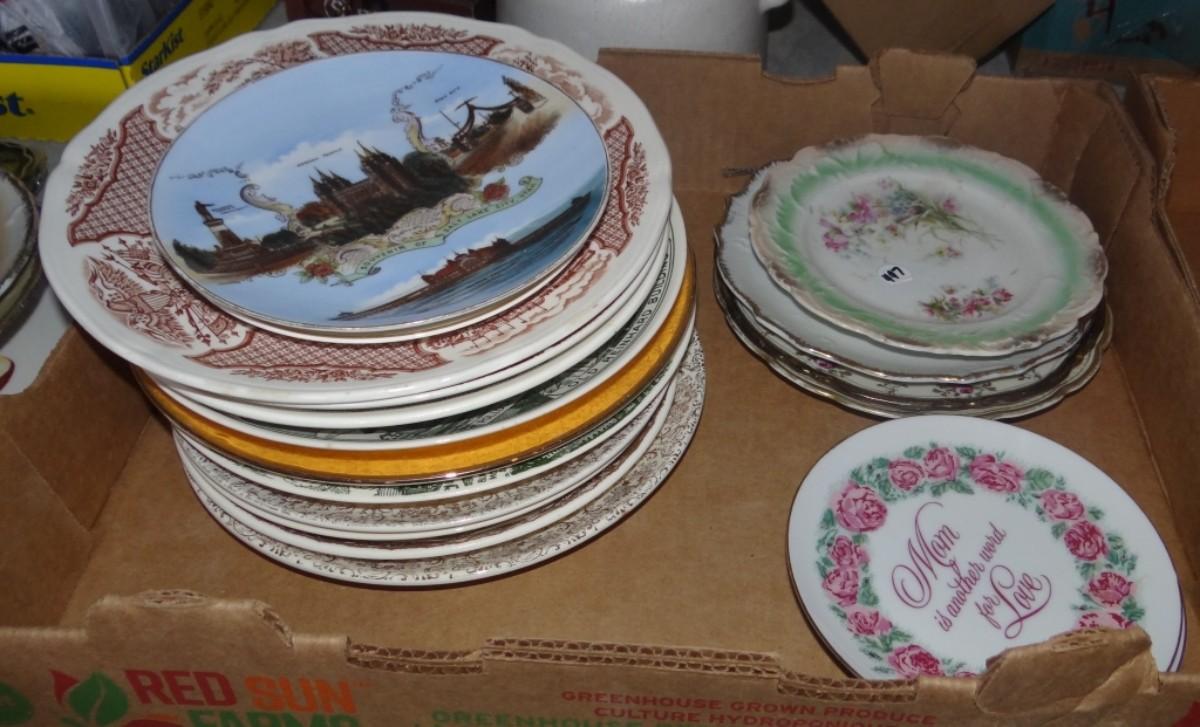 Variety of Collectible Plates