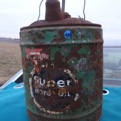 OLD 5 GALLON OIL CAN