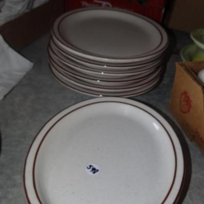 Buffalo China Plates Set