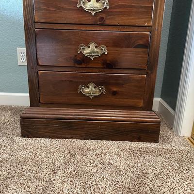 ETHAN ALLEN LINGERIE CHEST WITH LIFT TOP JEWELRY BOX