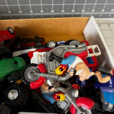 Tray full of Toy Vehicles, Vintage TOYS