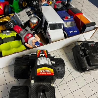 Tray full of Toy Vehicles, Vintage TOYS