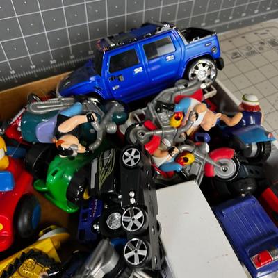Tray full of Toy Vehicles, Vintage TOYS