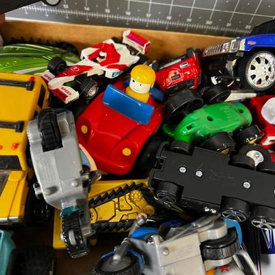Tray full of Toy Vehicles, Vintage TOYS