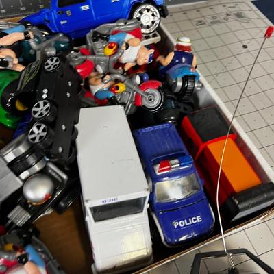 Tray full of Toy Vehicles, Vintage TOYS