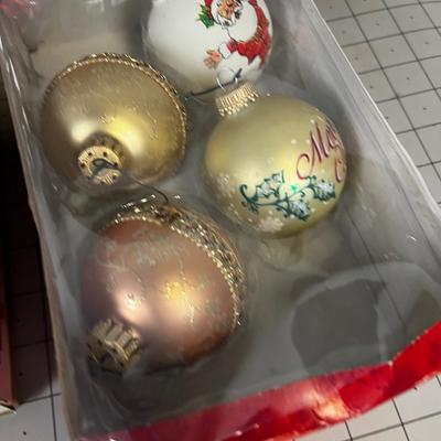 5 Boxes of Glass Ornaments