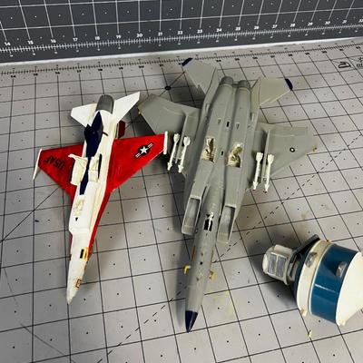 Vintage Airplane Built Plastic Models 