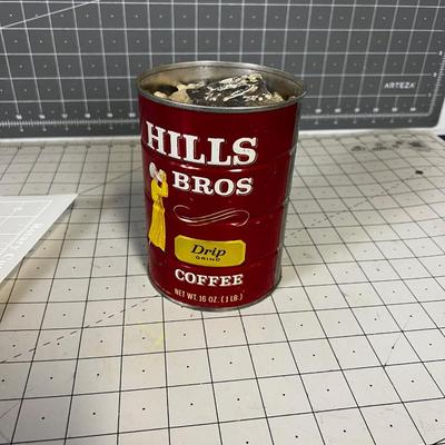 Coffee Can of Fossilized Snail Shells.