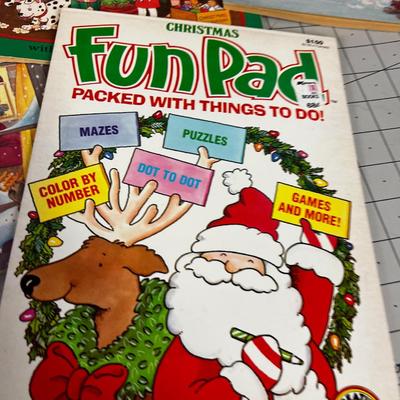 Vintage Christmas Coloring Books UN-used