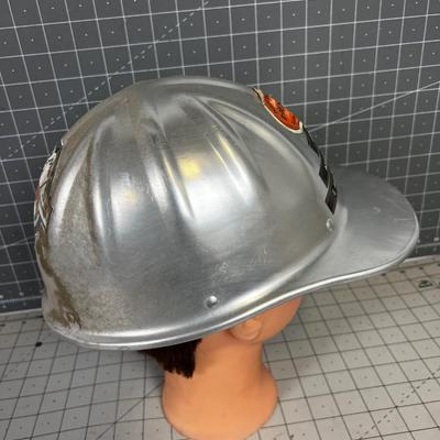 Vintage Metal Hard Hat