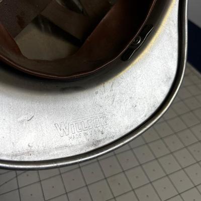 Vintage Metal Hard Hat