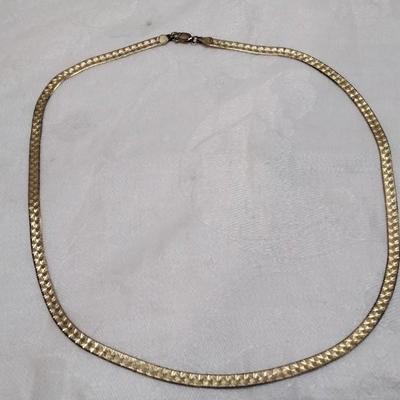 Milor Italian 19" Gold Vermeil Necklace