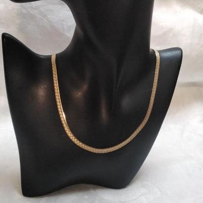 Milor Italian 19" Gold Vermeil Necklace