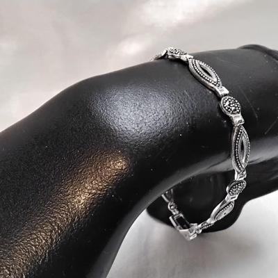 Marcasite 7.5" 925 Bracelet